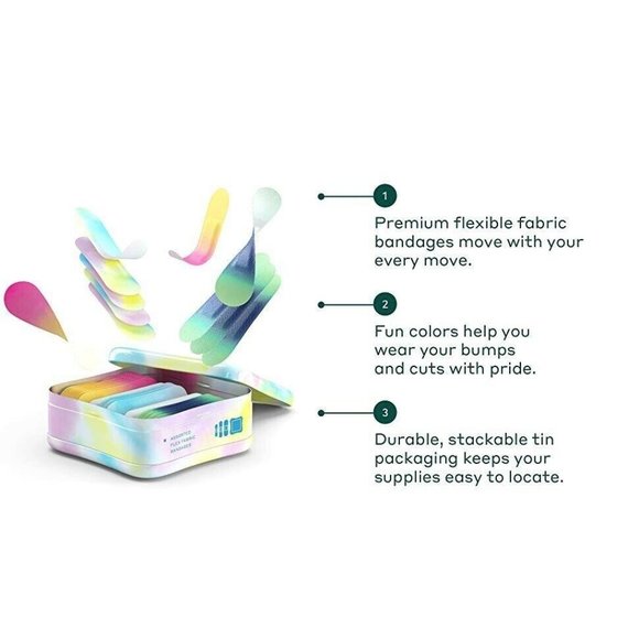 Welly Bandages - Bravery Badges, Colorwash Tie Dye - Picture 4 of 5